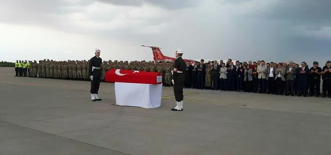 Şehit asker Sezai Eşkioğlu Hakkari’de törenle memleketine uğurlandı