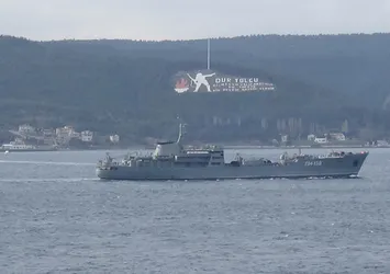 Son dakika | Rus savaş gemisi Çanakkale Boğazı'ndan geçti