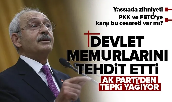 Son dakika: AK Parti Sözcüsü Ömer Çelik’ten devlet memurlarını tehdit eden Kılıçdaroğlu’na sert tepki: Bunun adı Yassıada zihniyeti