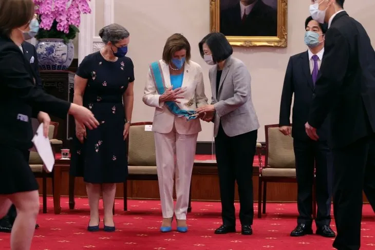 ABD Temsilciler Meclisi Başkanı Nancy Pelosi’nin Tayvan ziyareti ABD medyasında!