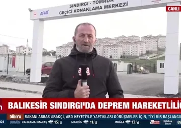 Sındırgı'da aynı dakikada üç deprem!