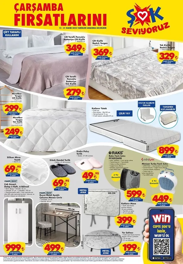 ŞOK 21 Kasım aktüel ürünler kataloğu: Yeni ŞOK afişinde oyuncu bilgisayarı, mobilya, gıda ürünleri, mutfak gereçleri ve yüzlercesi satışta…