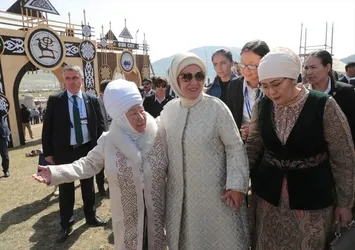Emine Erdoğan Kırçın Yaylası'nda