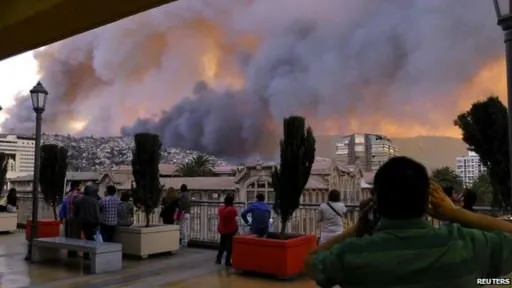 Şili’de dev yangın!