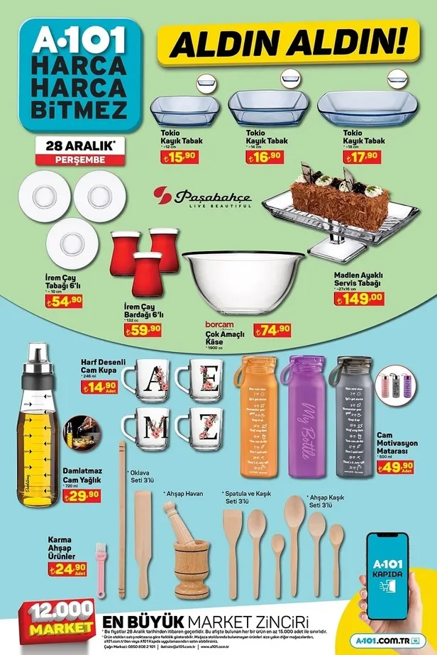 30 Aralık A101 aktüel ürünler kataloğu yayınladı! Ultra HD Smart TV, çay makinesi, döküm tencere, fotoğraf yazıcısı uygun fiyattan satışta