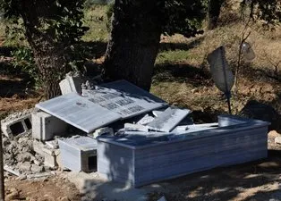 Gaziantep'te şehidin hatırasına çirkin saldırı