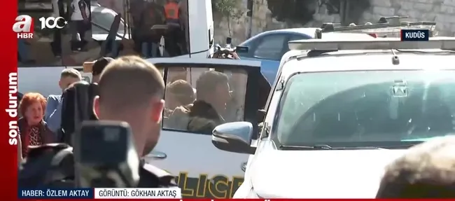 Kudüs’te her cuma aynı zulüm! Namaz gelenleri dövdüleri gençlere gaz bombası attılar