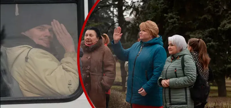 Savaşa giden yakınlarıyla böyle vedalaştılar! Gözyaşları içinde uğurlama |Rusya-Ukrayna savaşı