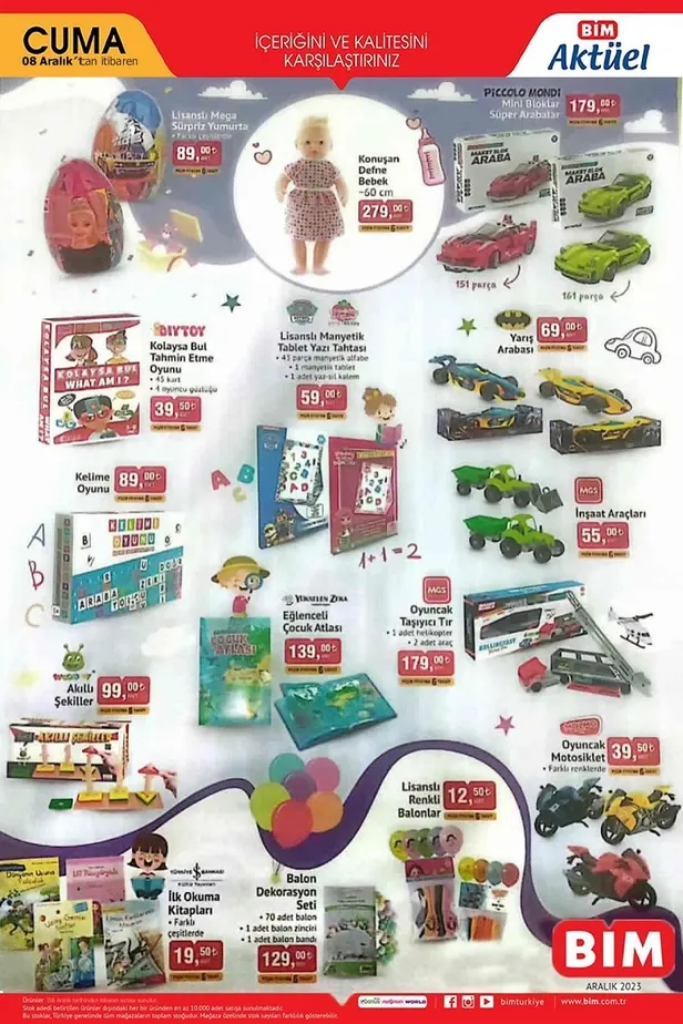 11 Aralık BİM aktüel ürünler kataloğu! BİM’e UHD Smart Televizyon, Katlanabilir Elektrikli Bisiklet, HP Notebook, Kahvaltı Seti, Çamaşır Selesi geliyor
