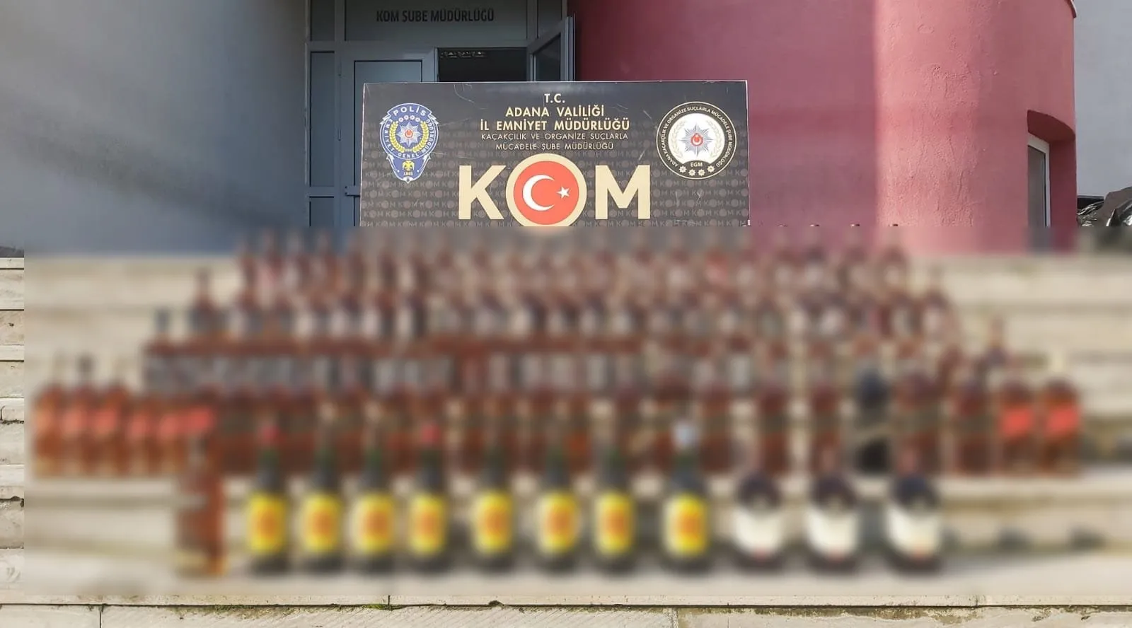 Adana'da sahte içki operasyonu: 4 kişi gözaltına alındı