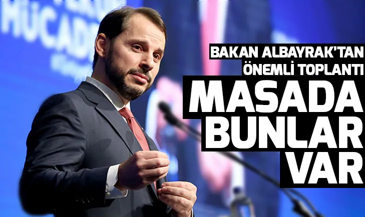 Son dakika: Hazine ve Maliye Bakanı Berat Albayraktan önemli toplantı