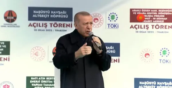 Son dakika: Başkan Erdoğan’ın Karadeniz turu başladı! Trabzon’da toplu açılış töreni | Başkan Erdoğan’dan önemli açıklamalar