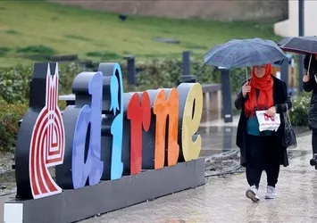 Edirne'de sağanak etkili oldu