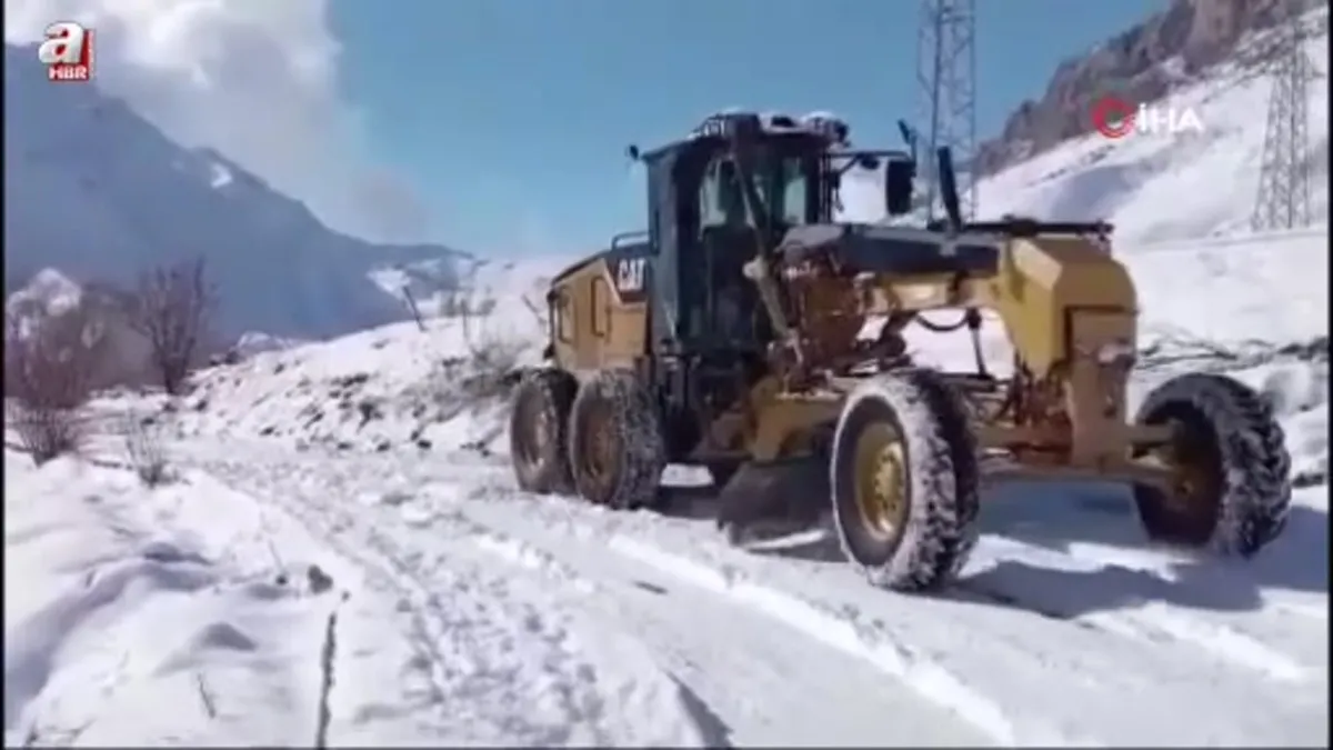 Şırnak'ta kapalı 9 köy yolu ulaşıma açıldı