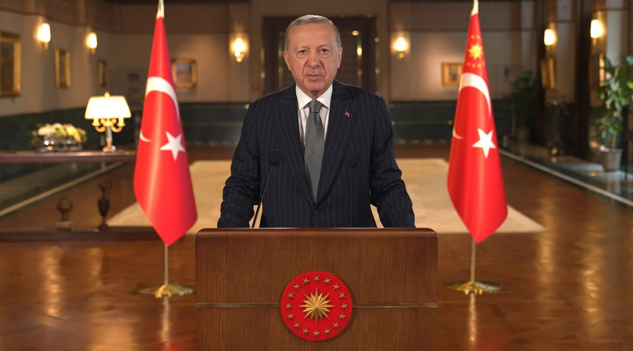 Başkan Erdoğan'dan 29 Ekim mesajı: İçinde bulunduğumuz asra Türk milleti mührünü vuracak