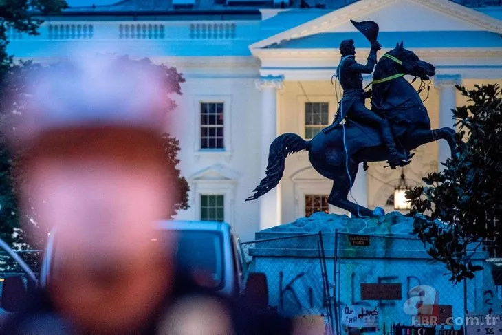 Protestolar Beyaz Saray’a sıçradı! Eylemcilere sert müdahale
