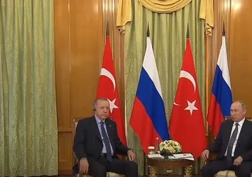 Başkan Erdoğan Rusya'da! Putin ile kritik zirve! Görüşme sonrası iki ülkeden ortak bildiri