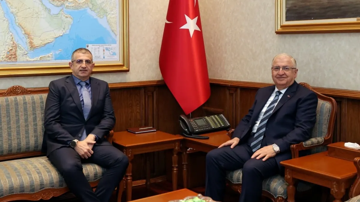 Bakan Güler BAYKAR Genel Müdürü Bayraktar ile görüştü