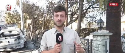 A Haber ekibi alev kapanında kaldı! Dehşet anlarını böyle anlattı: Nasıl çıkacağımızı şaşırdık