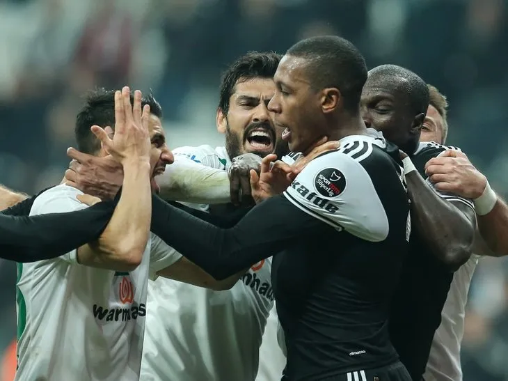 Beşiktaş - Bursaspor maçından kareler