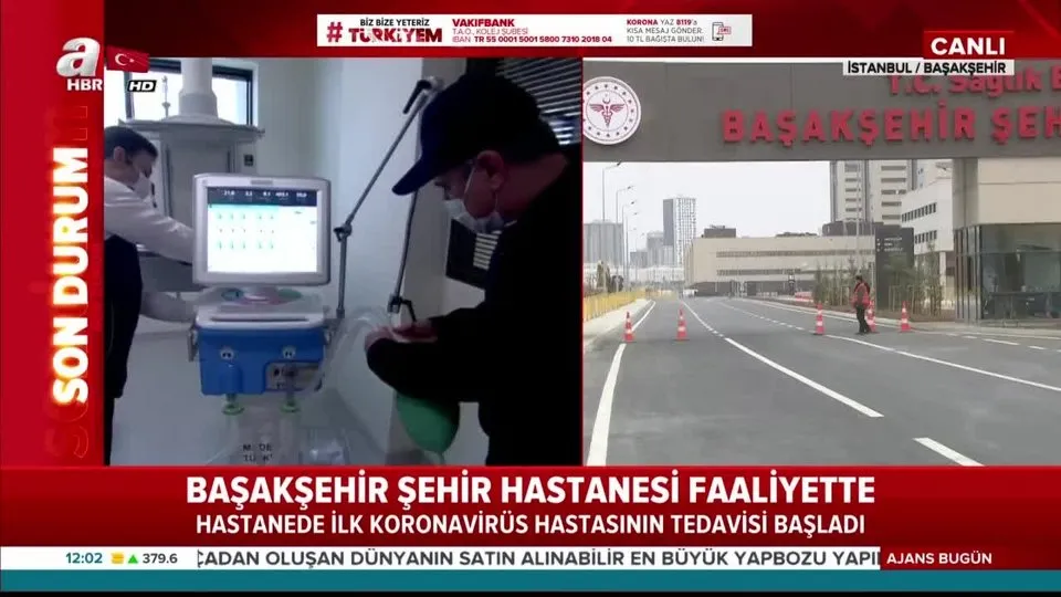 Başkan Erdoğan’ın hizmete açtığı Başakşehir Şehir Hastanesi ilk hastasını kabul etti |Video