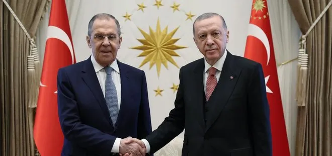 Başkan Erdoğan’dan önemli kabul! Rusya Dışişleri Bakanı Sergey Lavrov ile görüştü