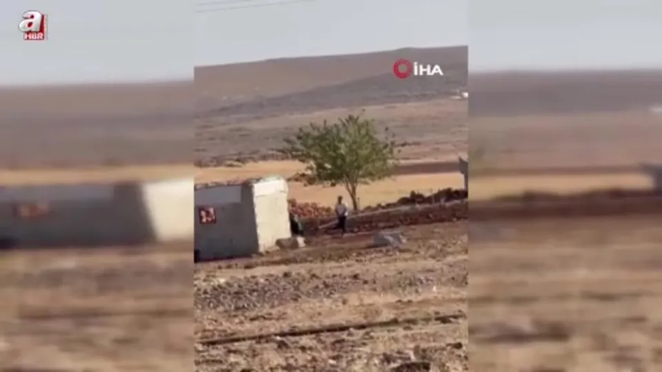 Ailelerin silahlı çatışması kamerada!