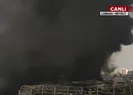 Beyrutta korkutan yangın