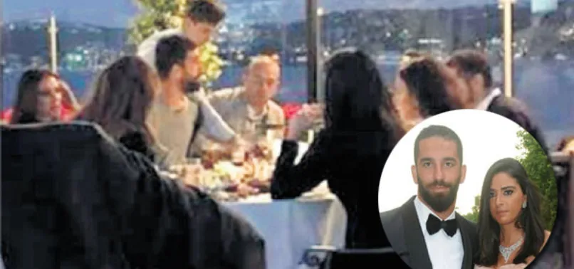 Arda Turan ile Aslıhan Doğan'ın barış yemeği