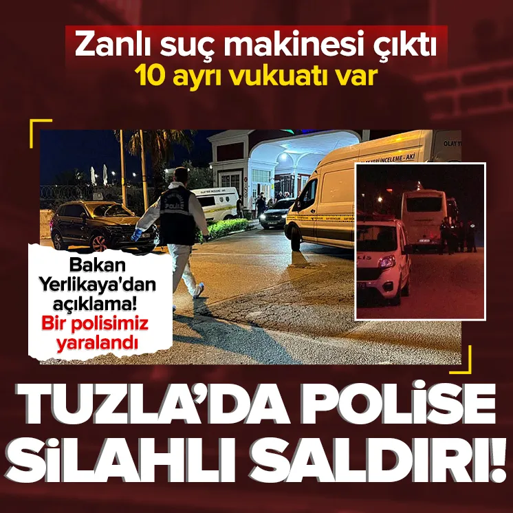 Tuzla’da polise silahlı saldırı!