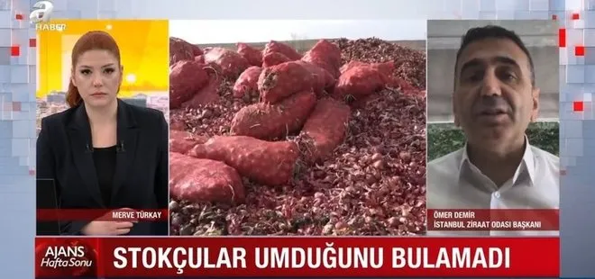 Gıda üzerinden memlekette darbe yapmaya çalışıyorlar: İstanbul Ziraat Odası Başkanı Ömer Demir boş araziye dökülen çürümüş soğanlar hakkında konuştu