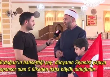 Cami imamı İsrail soykırımını anlattı