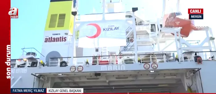 Türkiye'den Gazze'ye yeni yardım sevkiyatı! Yardımlar içeriye girebiliyor mu? Kızılay Genel Başkanı Fatma Meriç Yılmaz A Haber'de anlattı - 1