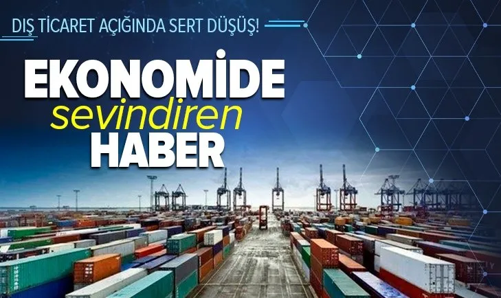 Son dakika: Ekonomide sevindiren haber! Dış ticaret açığı Ocak ayında yüzde 32.8 düştü