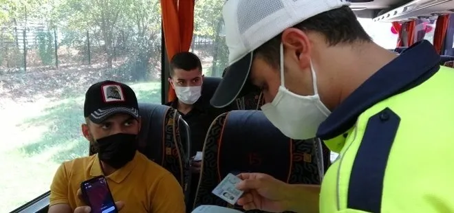 Son dakika: Maske takmayan 9 kişiye 8 bin 100 lira ceza kesildi