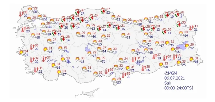 Son dakika... Meteoroloji uyardı! Sıcaklık 41 dereceyi görecek (İstanbul Ankara İzmir... 5 günlük hava durumu tahmini) - 8