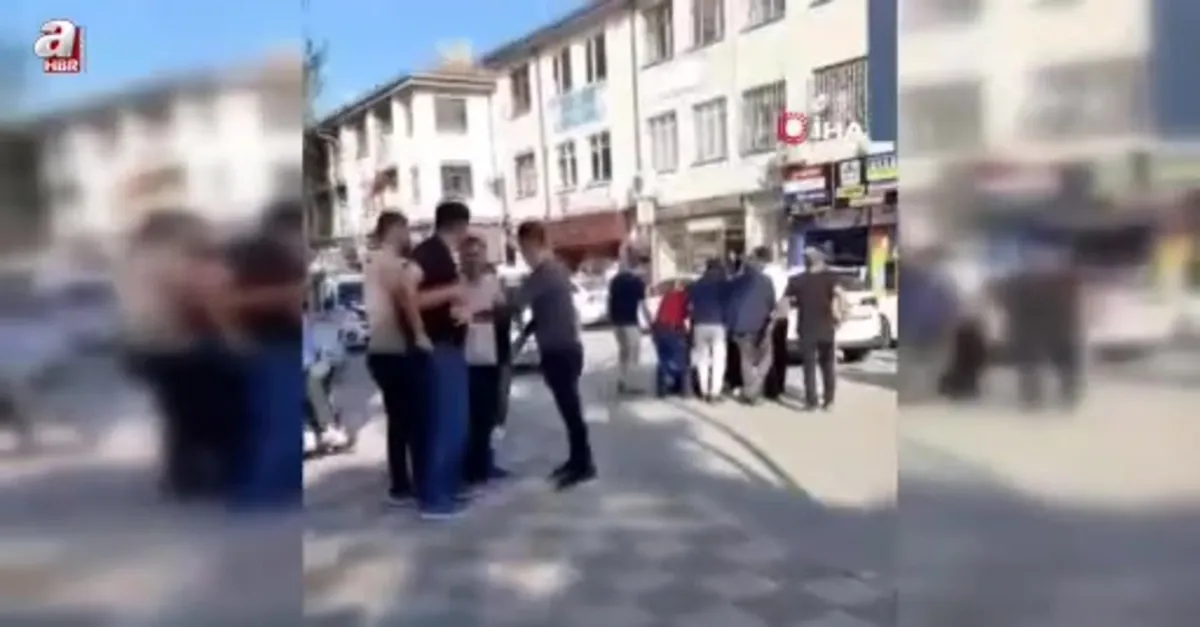 Gaziye çirkin saldırı kamerada