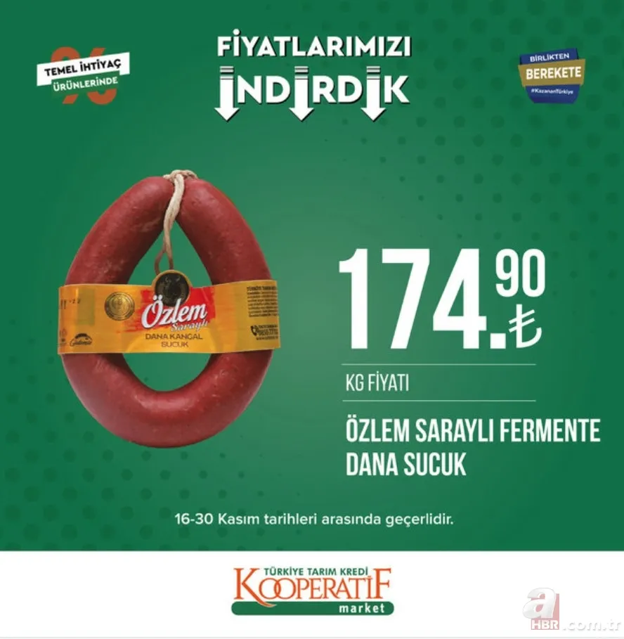 Böyle indirim görülmedi! TARIM KREDİ MARKET AKTÜEL ÜRÜNLER | ÇAY, TOZ ŞEKER, YAĞ fiyatlarında büyük kampanya başladı! 7