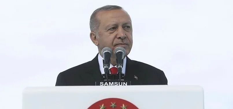 Başkan Erdoğan Samsun'da 19 Mayıs'ın 100.yıl törenine katıldı