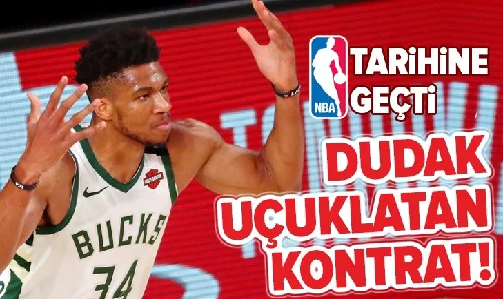 NBA tarihine geçen kontrat! Antetokounmpo’ya dudak uçuklatan ücret