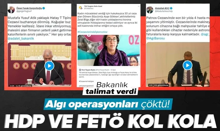 Son dakika: HDP ve FETÖ’nün algı operasyonu çöktü! Adalet Bakanı Bekir Bozdağ talimat verdi: İddialar tek tek incelendi