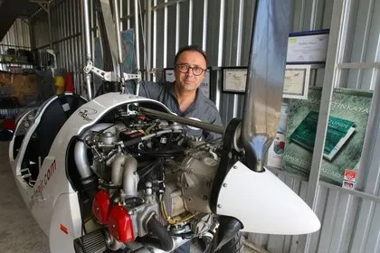 Havacılık tutkunlarının ’gyrocopter’ ilgisi