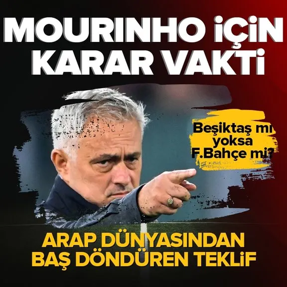 Mourinho için karar vakti! Beşiktaş ve Fenerbahçe adına kader haftası