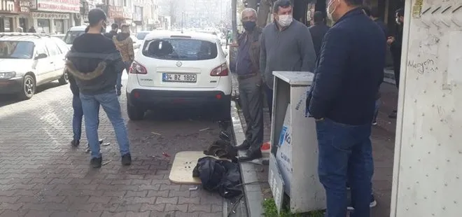 İstanbul’da yabancı uyruklu kişi evindeki eşyaları sokağa fırlattı