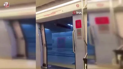 Batıkent metro istasyonunda yangın paniği!