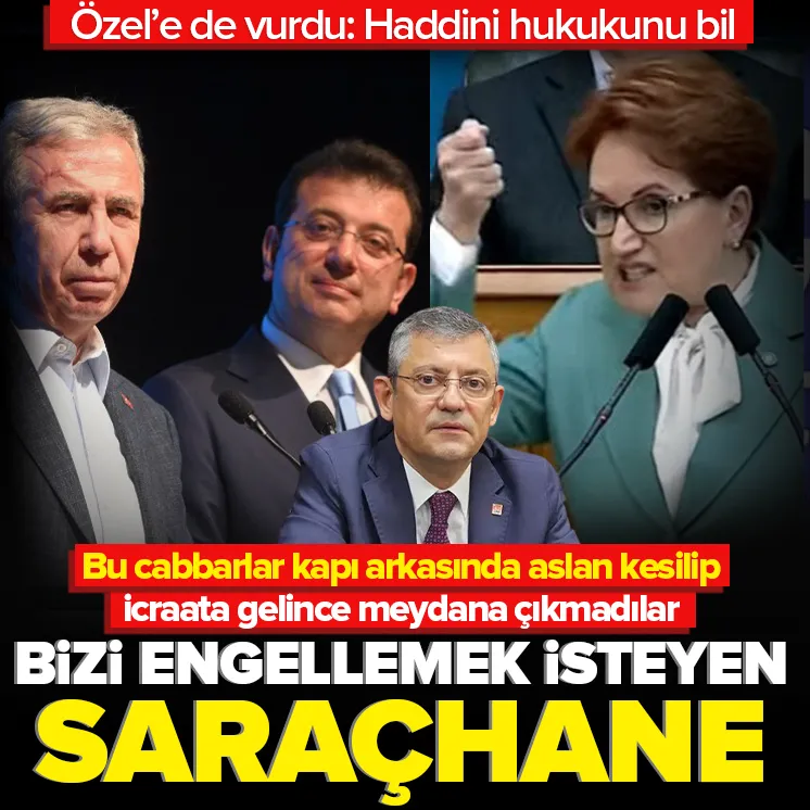 Bizi engellemeye çalışan Saraçhane
