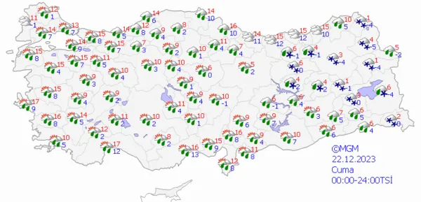 1702989780466.png Meteoroloji kar için gün verdi! Sıcaklıklar bir anda düşecek! İstanbul Ankara İzmir hava durumu... - 7