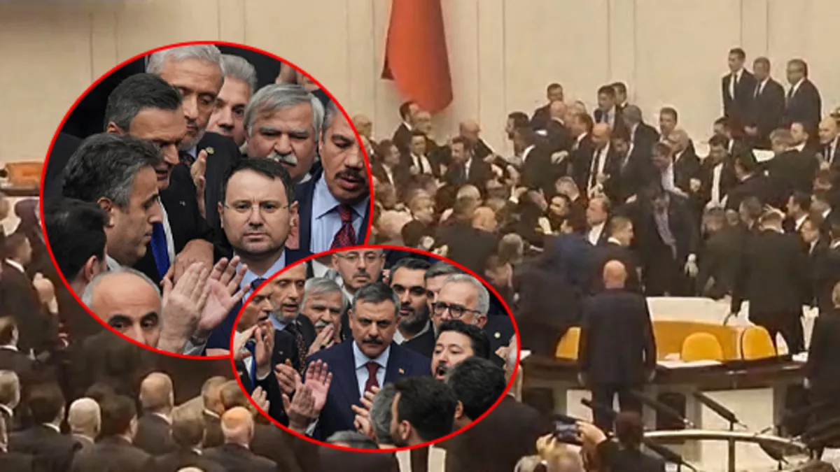 TBMM'de CHP'den provokasyon! Kürsü işgali ile törene engel olmaya çalıştılar