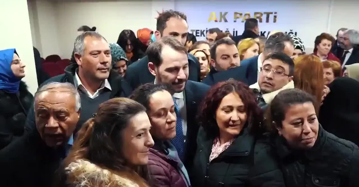 Bakan Berat Albayrak'tan Tekirdağ'a teşekkür mesajı