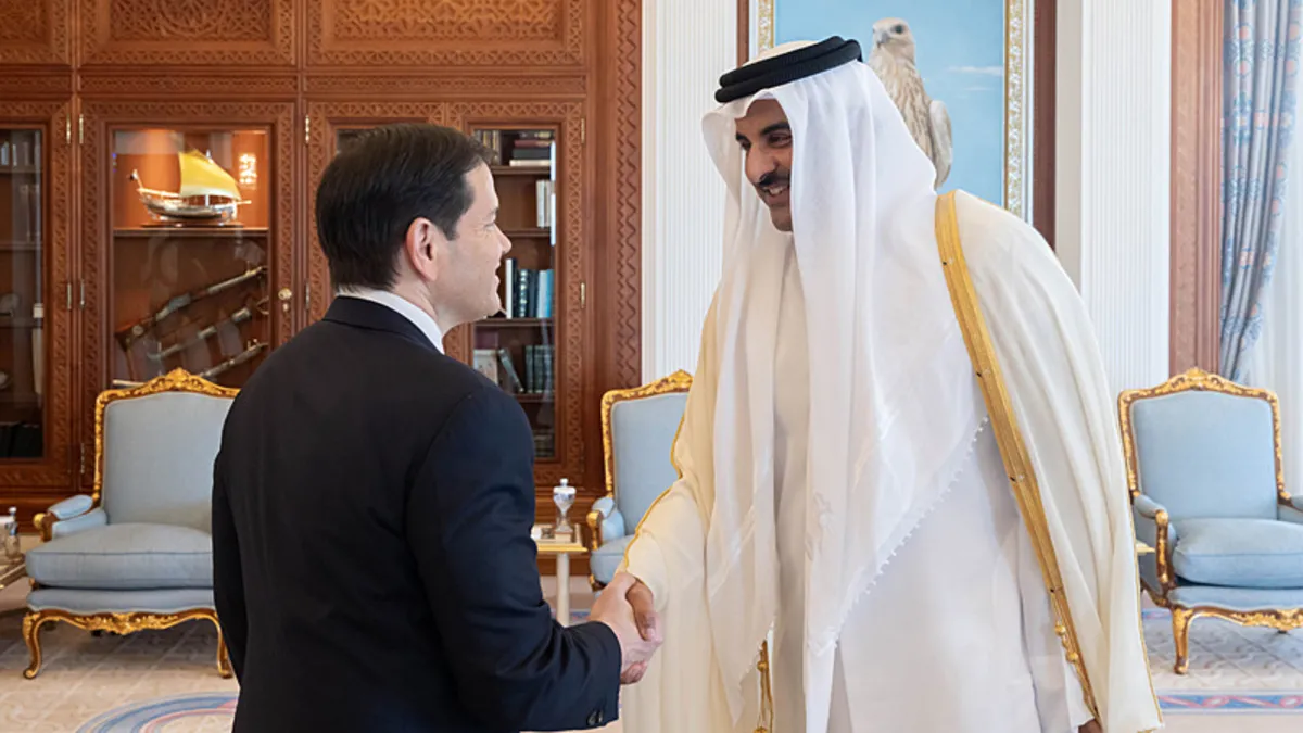 Rubio İsrail'den sonra Doha'da | Katar Emiri Al Sani kabul etti: Egemenliğimizi savunmakta kararlıyız